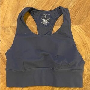 Italic Navy Blue Sports Bra